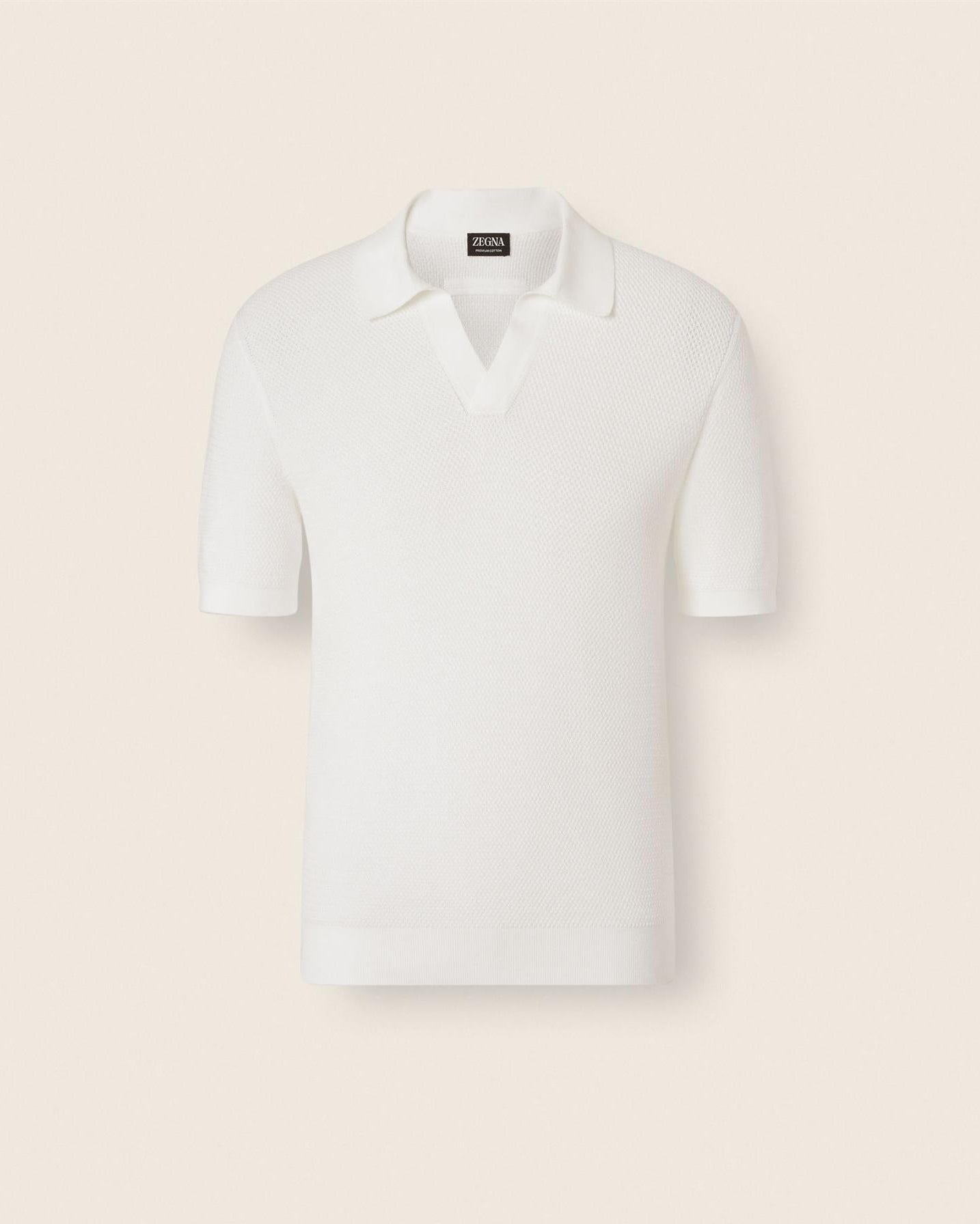 Premium Bomull Polo - Hvit