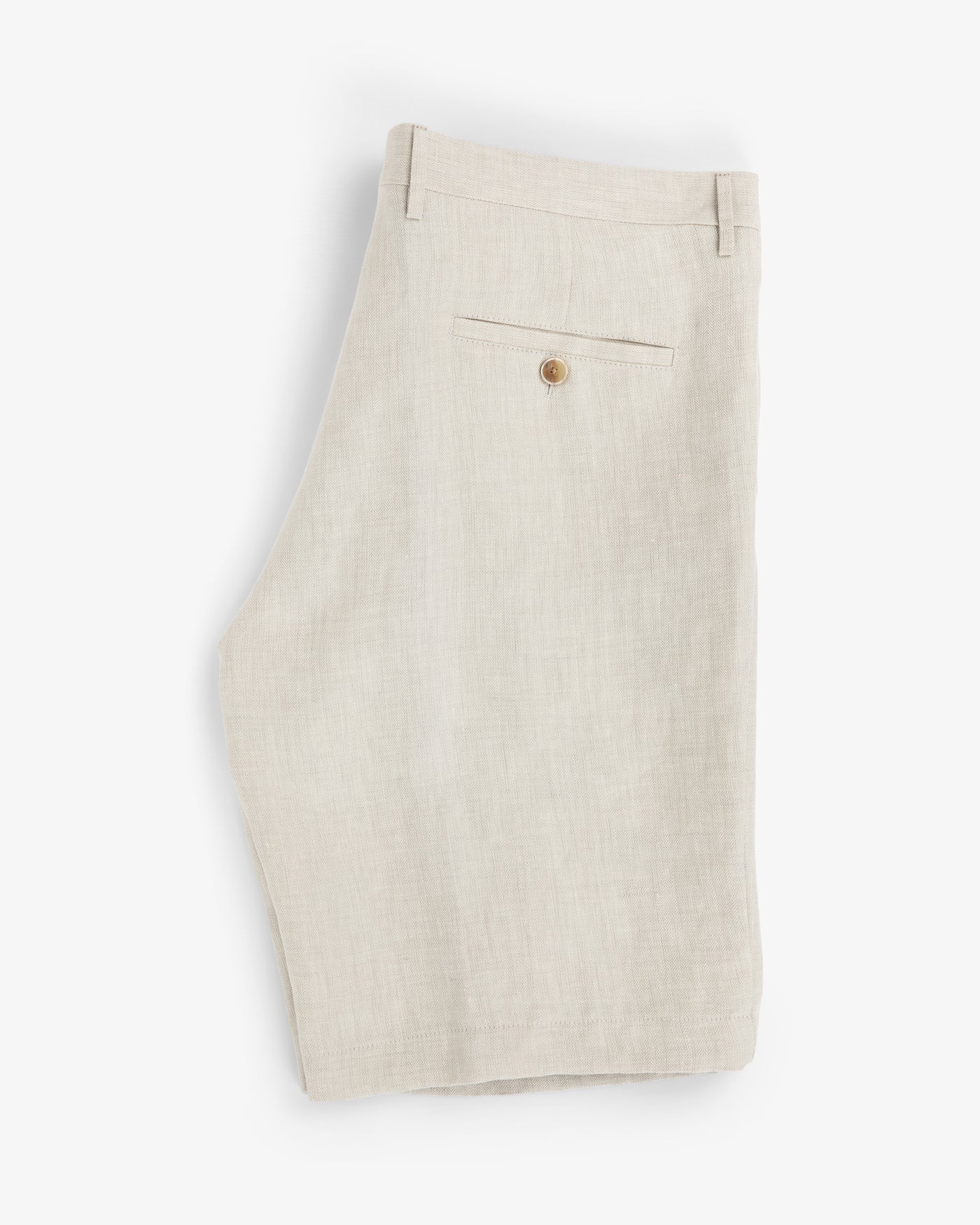 Herringbone Bermuda Linshorts Beige-Etro S,p,A.-www.gunnaroye.no