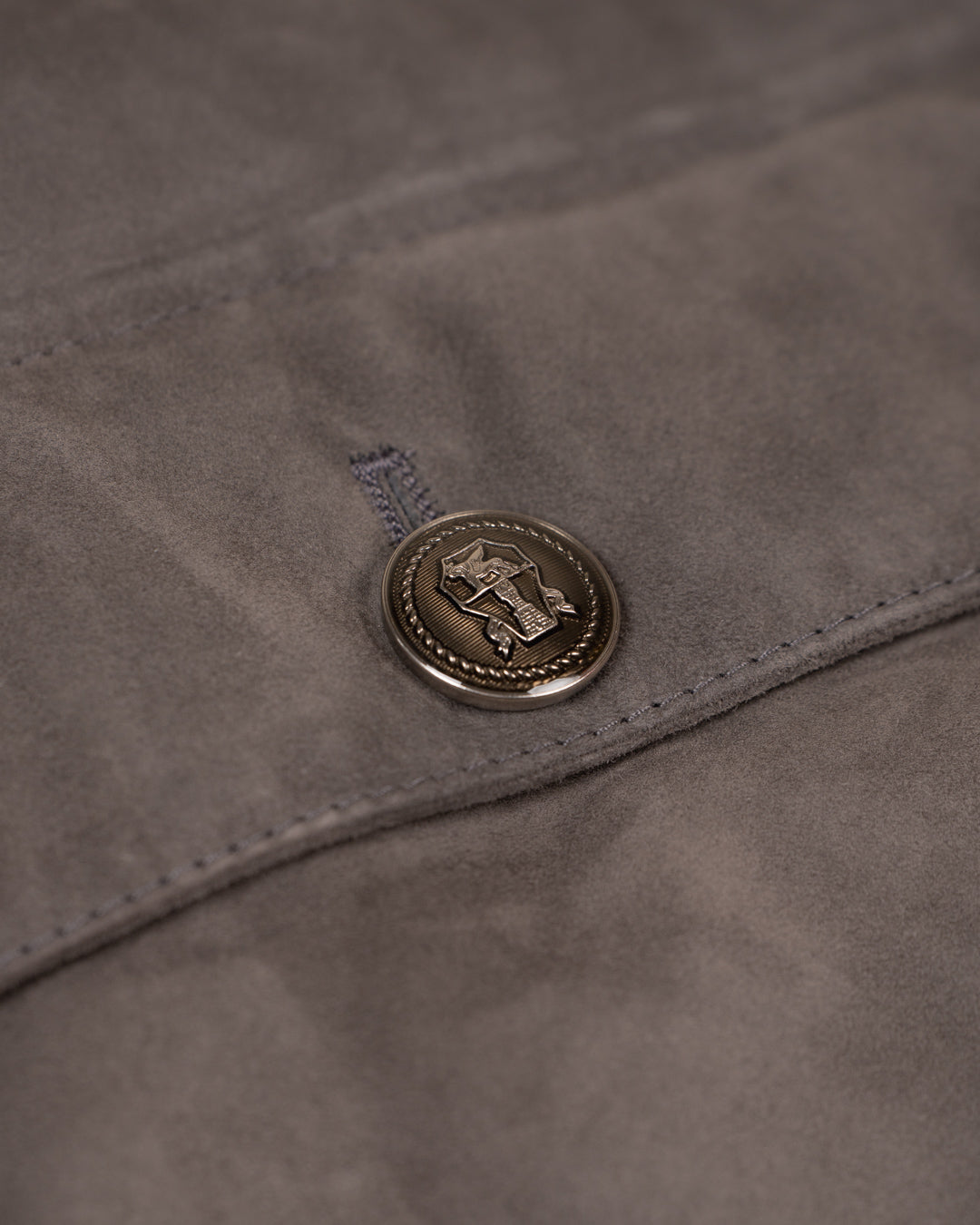 Semsket Skinn Og Cashmere Bomber Jakke - Beige
