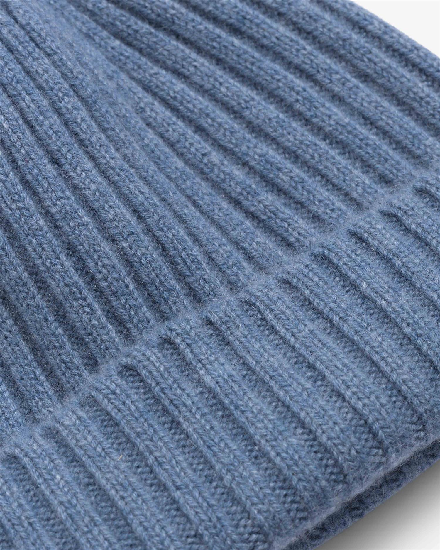 Soft Rib - Stormy Blue-HENDERSON CASHMERE-www.gunnaroye.no