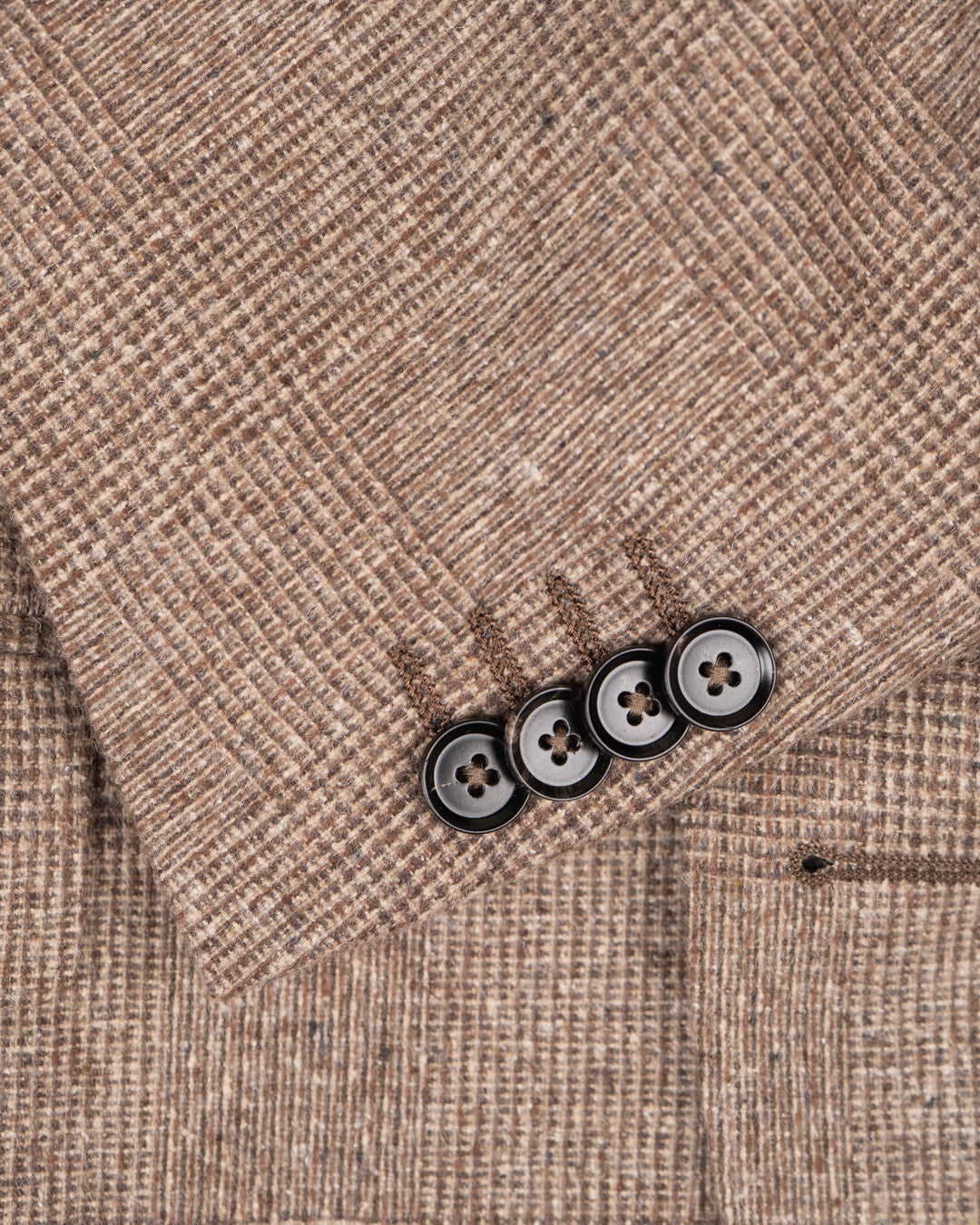 Silk & Wool Bland Jacket - Beige