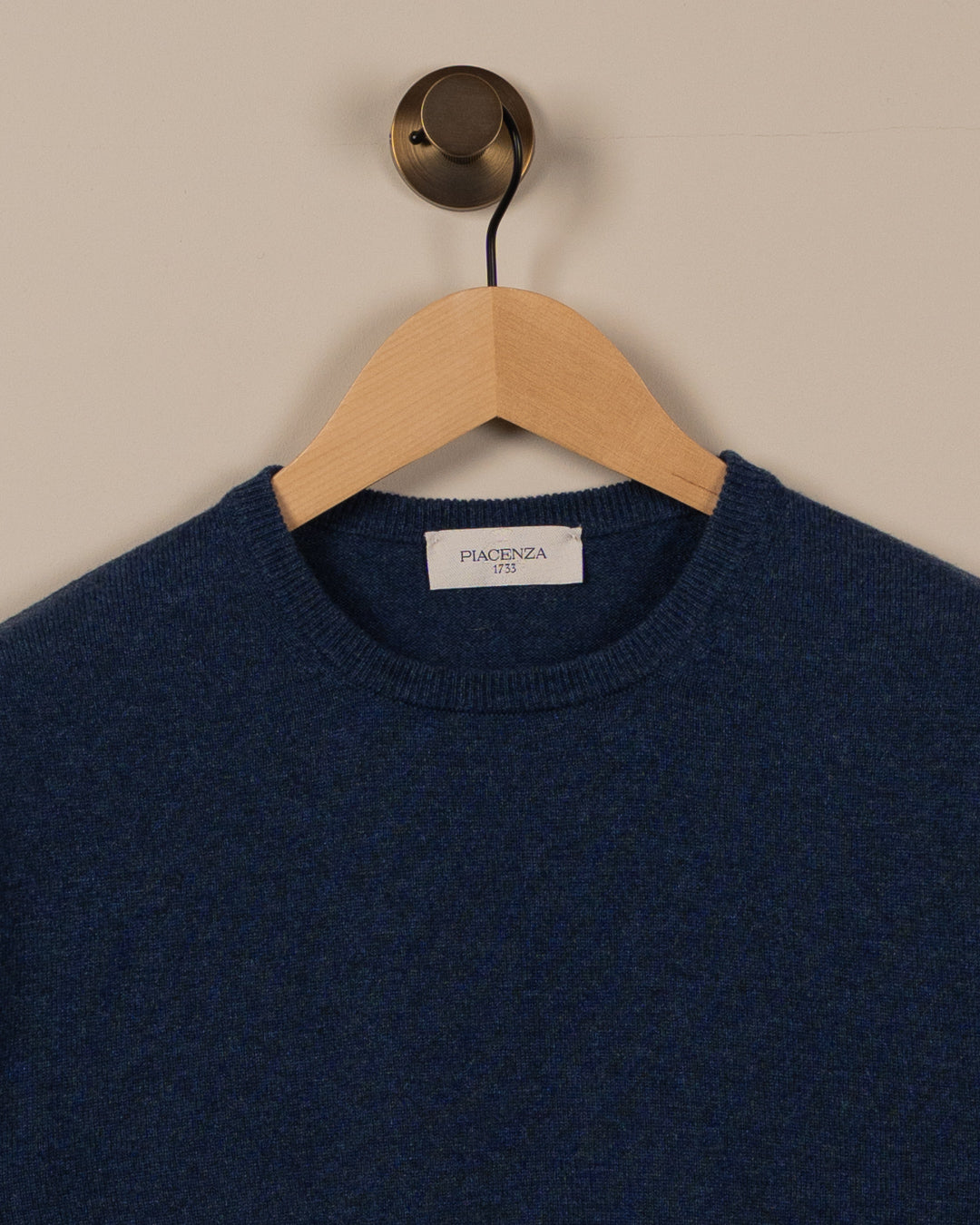Cashmere crewneck genser - Blå