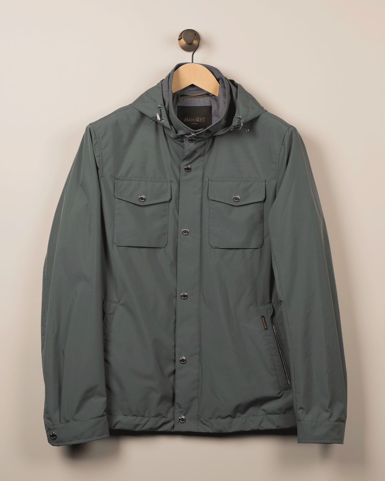 Kort Ytterjakke m/Lommer - Grønn