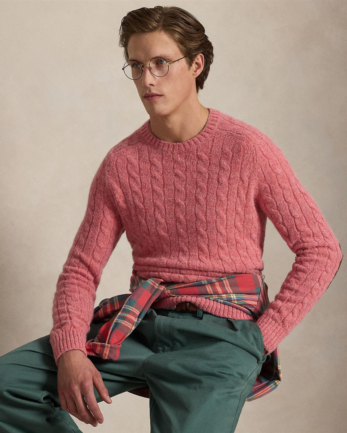 Flette Genser Alpaca Blend - Rosa