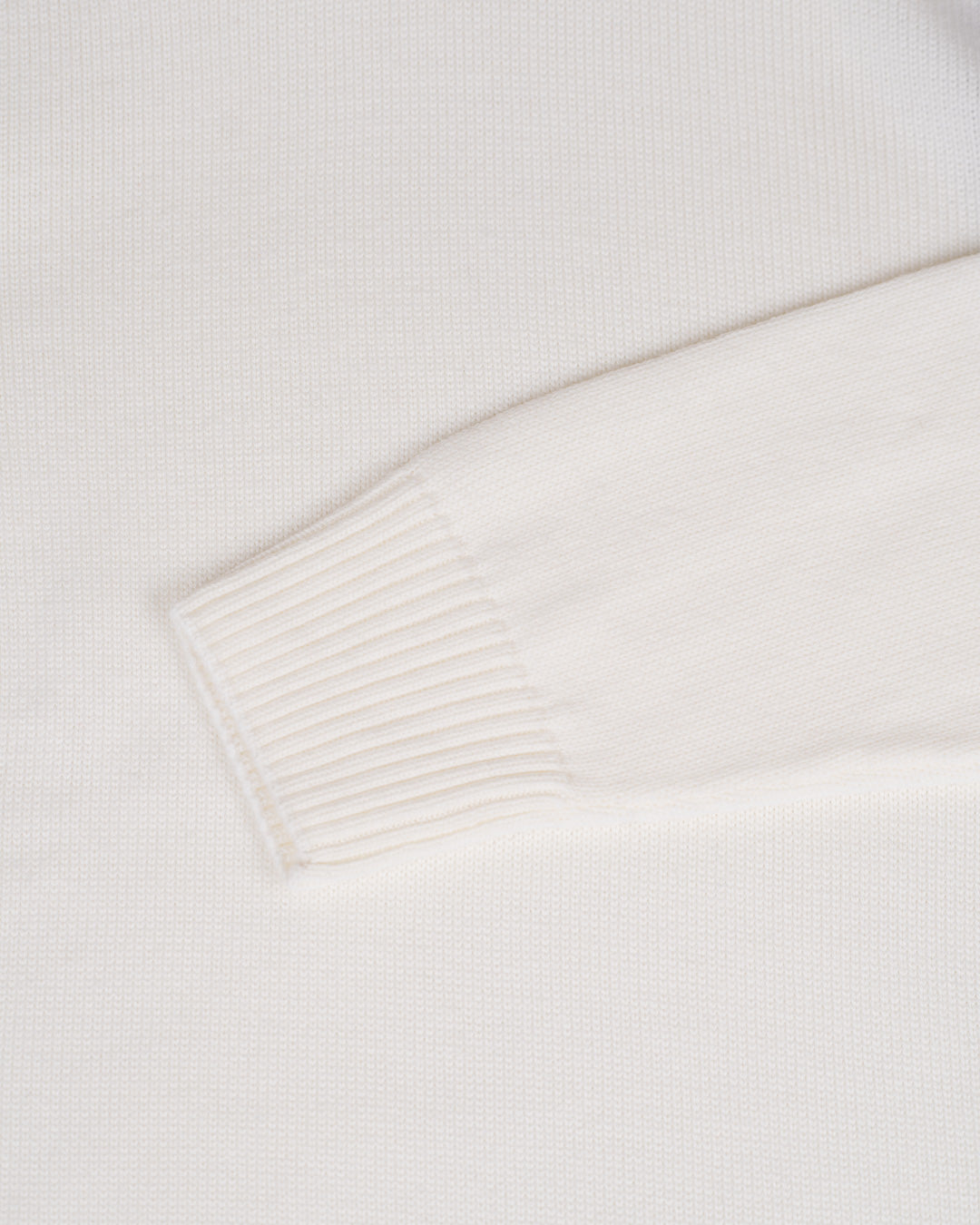 Høyhalset Genser - Off White