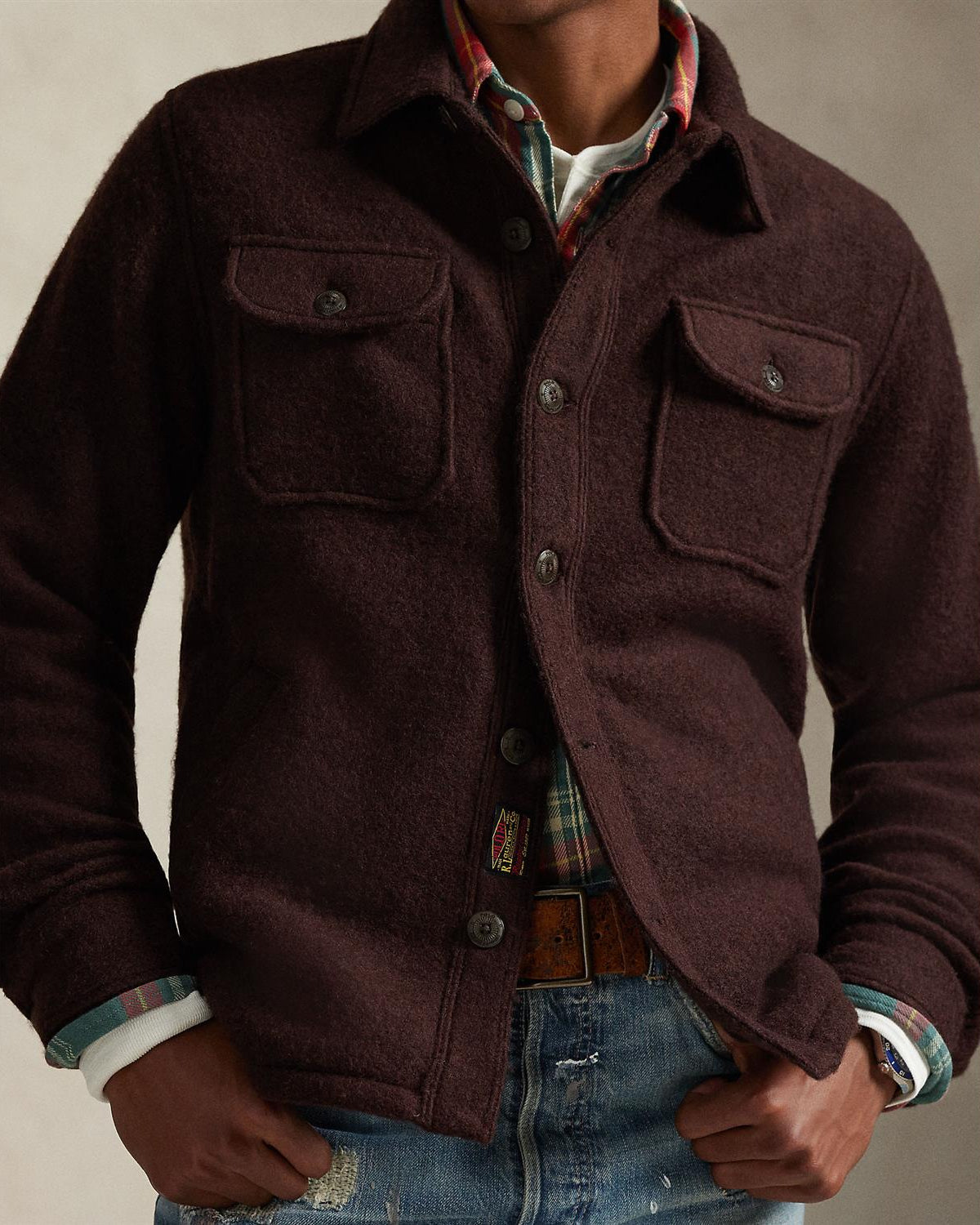 Overshirt Ull - Rust