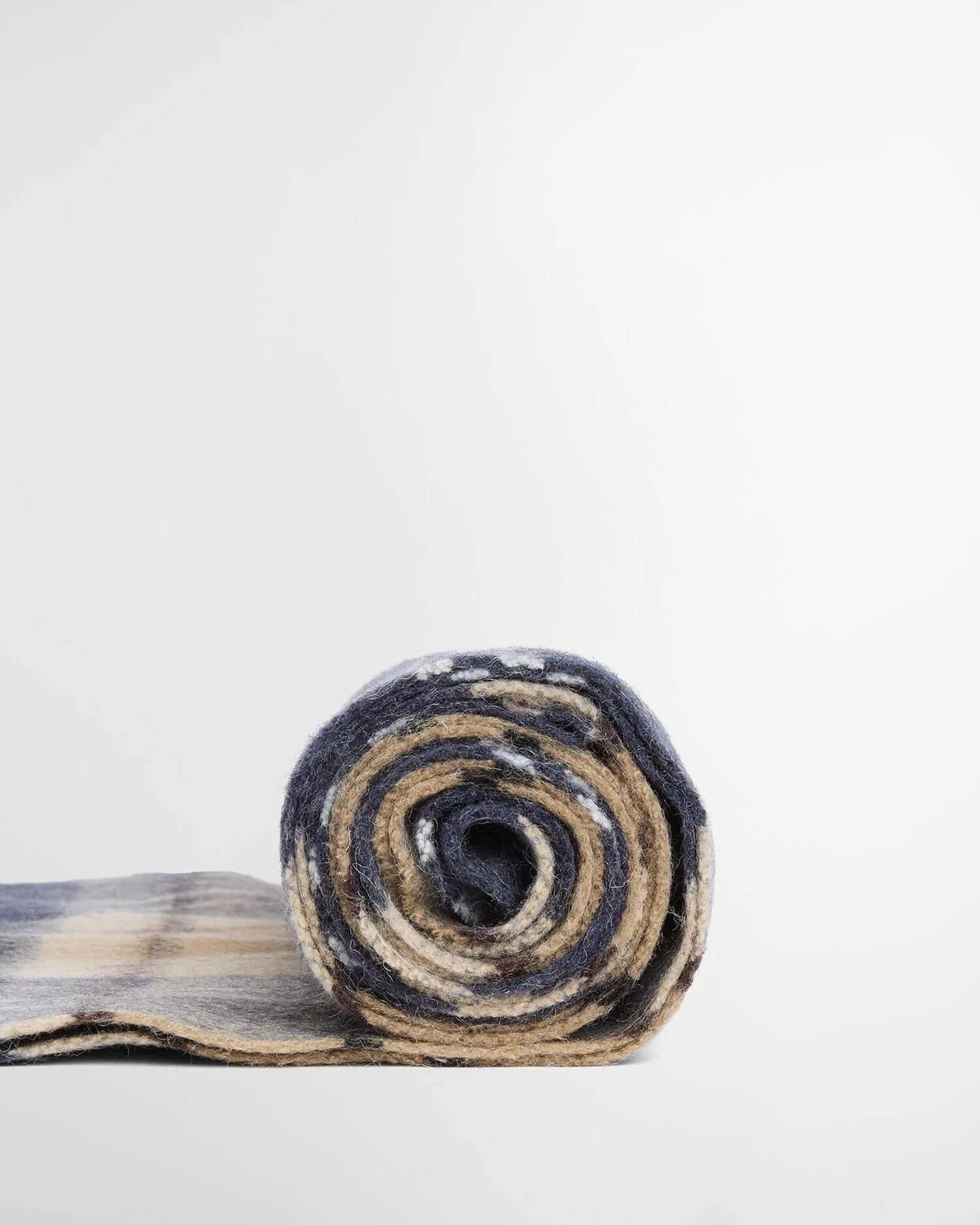 Rutete skjerf i Kashmir - Navy