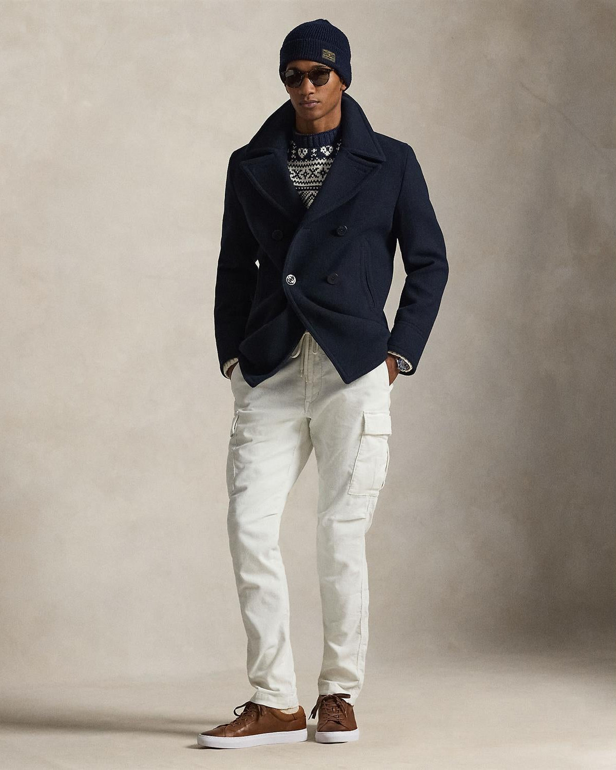 Cord Cargo-Pant - Krem