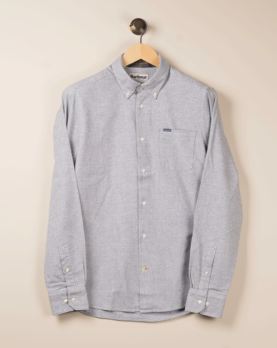 Huntann Rutet Flanell Skjorte - Navy