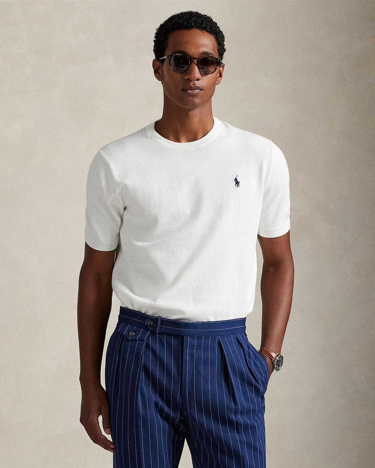 Kortermet Genser - Hvit