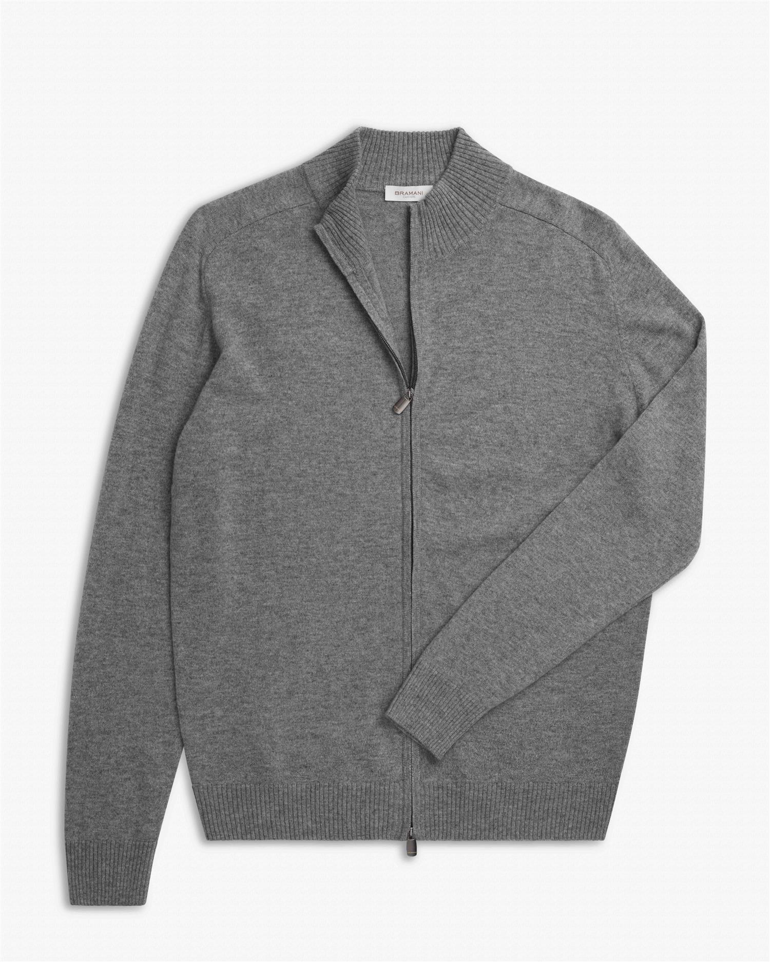 Fullzip Cardigan - Mørk Grå