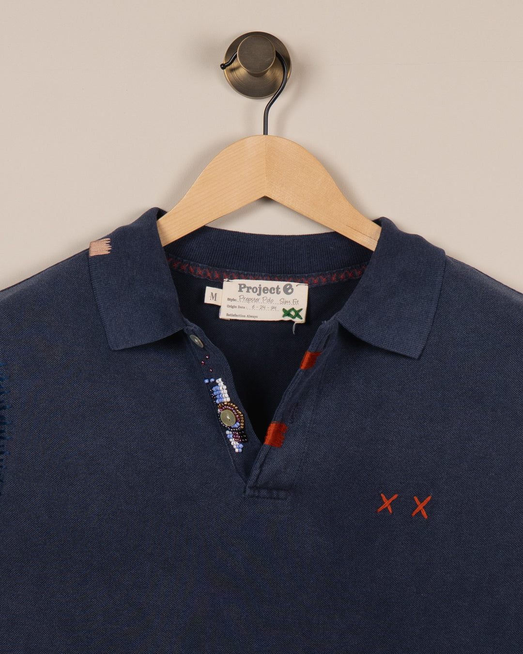Gipsy Langermet Polo  - Navy