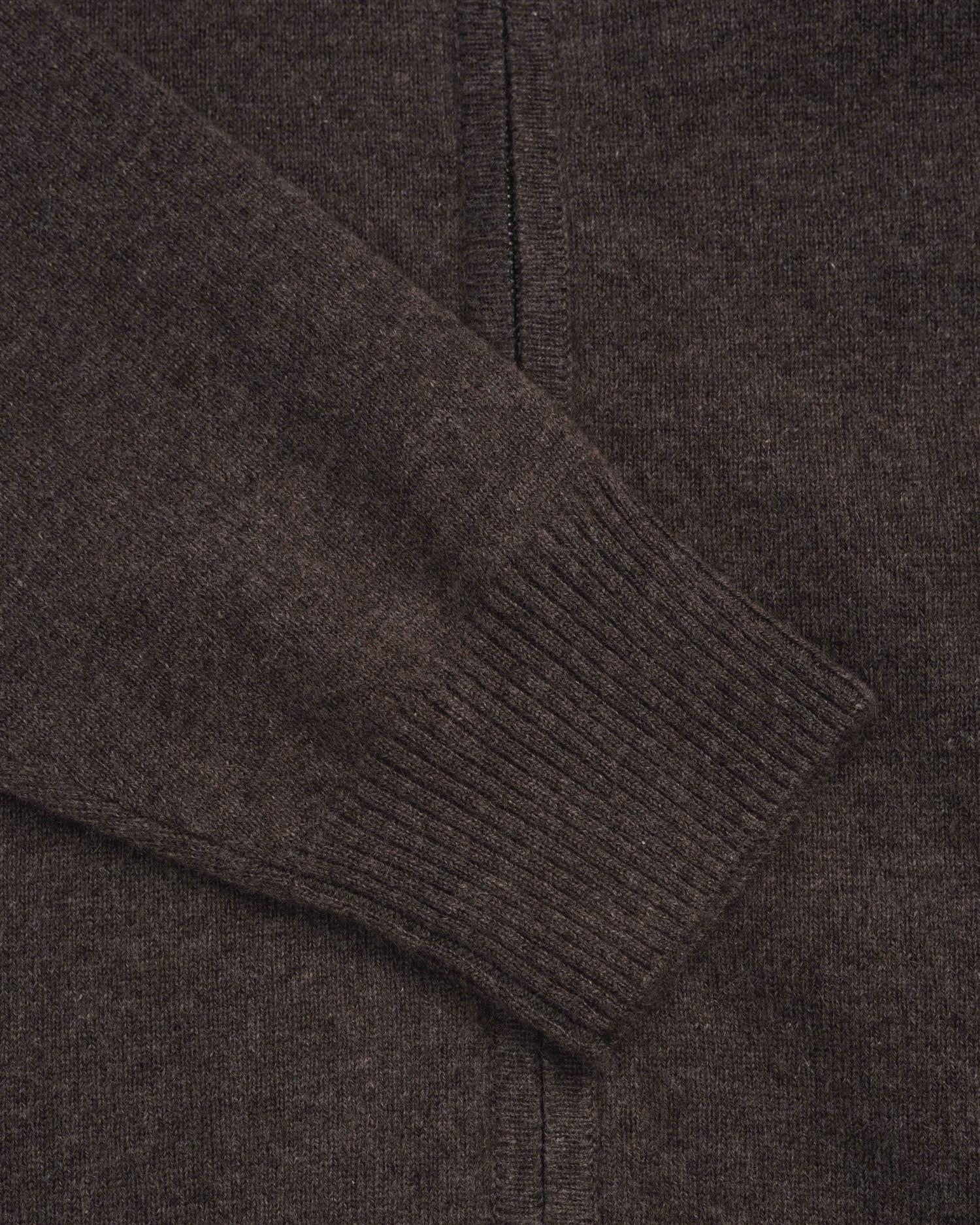 Fullzip Cardigan - Brun