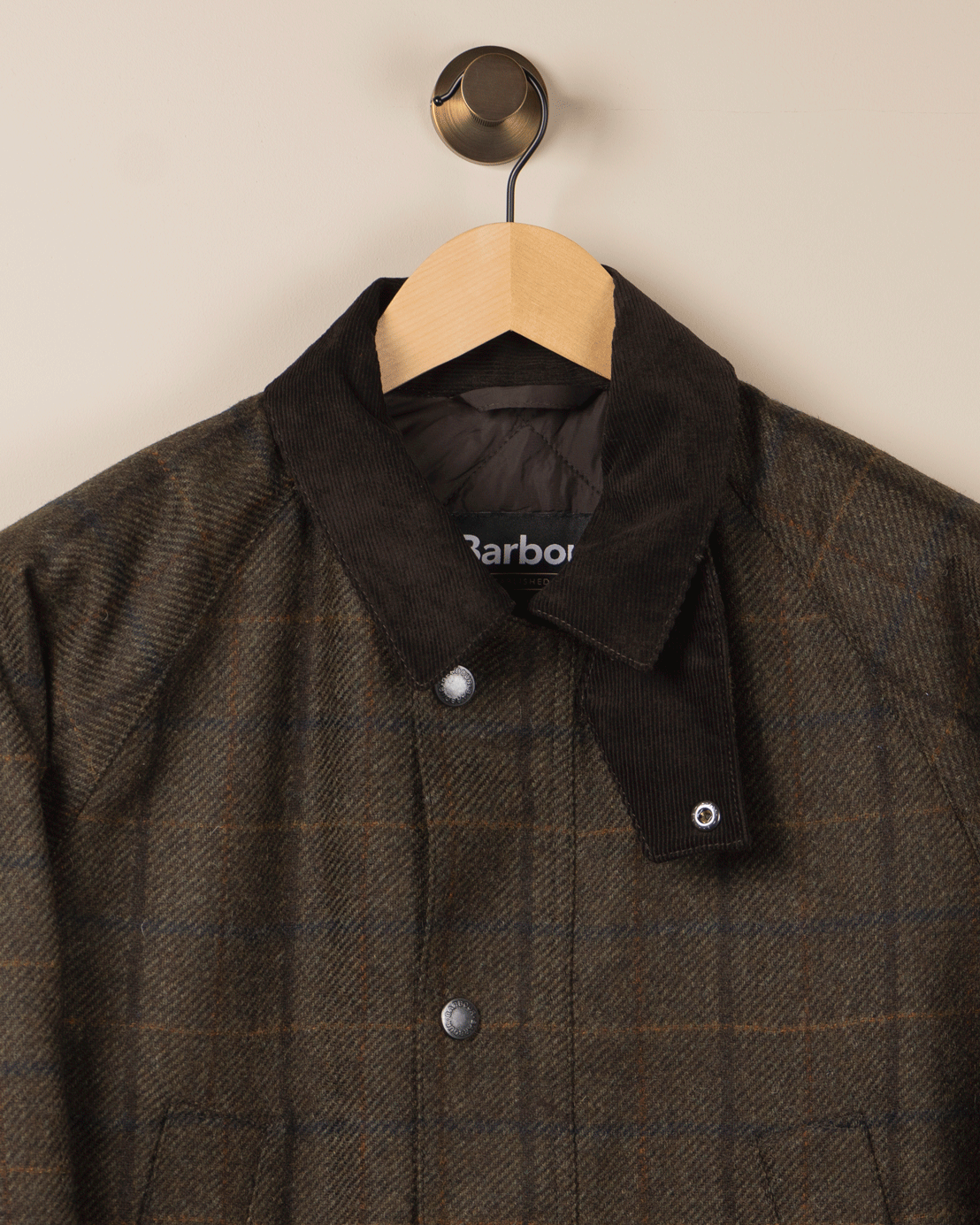 Ull jakke "Bedale" - Oliven