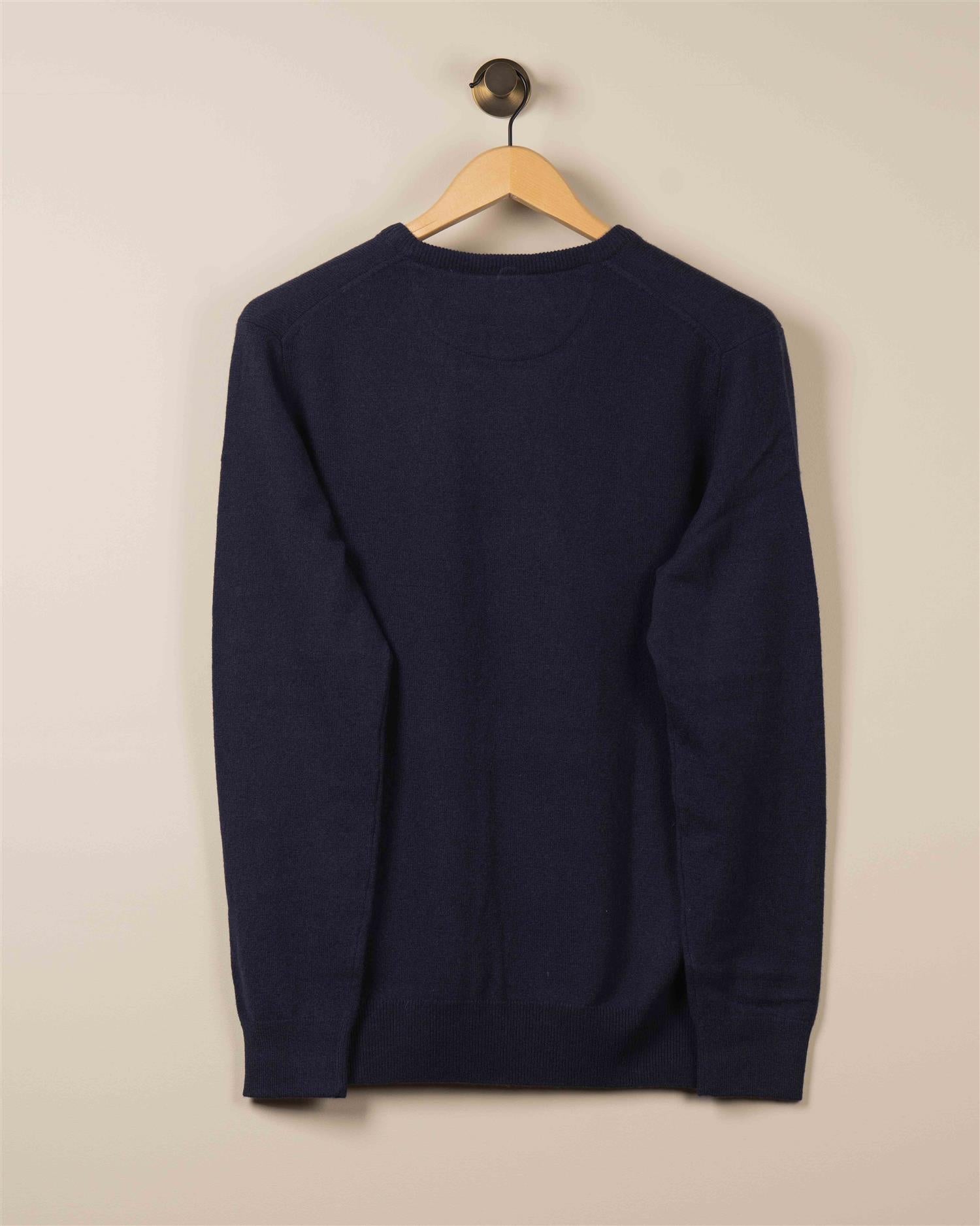 Merino Rundhals - Navy