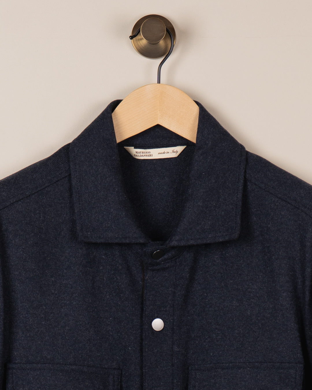 Cashmere Overshirt - Navy