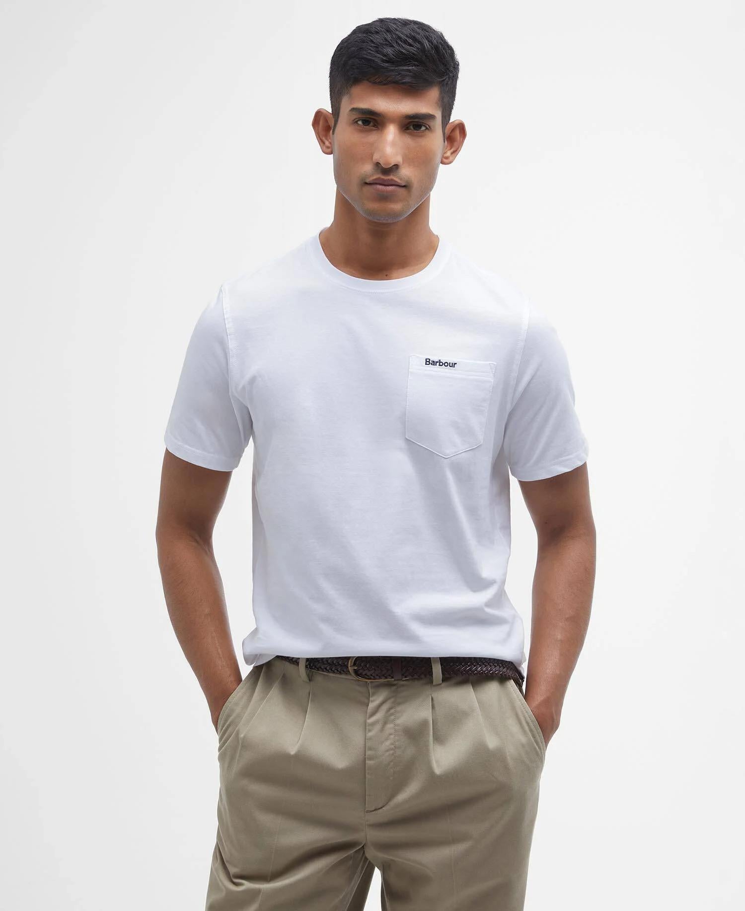 Langdon Pocket T-Shirt - Hvit