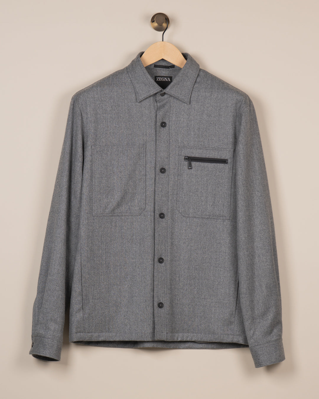 Technomerino Overshirt - grå
