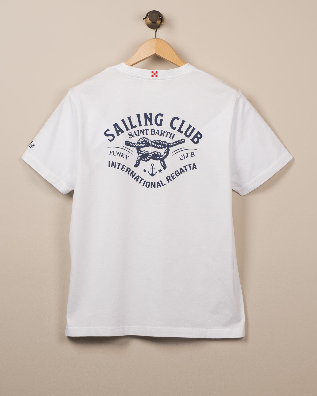 T-shirt Sailing Club - Hvit