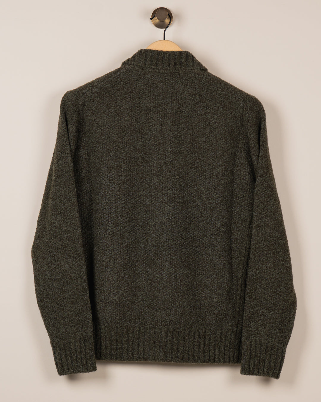 Blouson Wool Blend Cardigan - Grønn