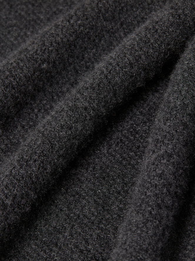 Mélange Oasi Cashmere Zip - Grå