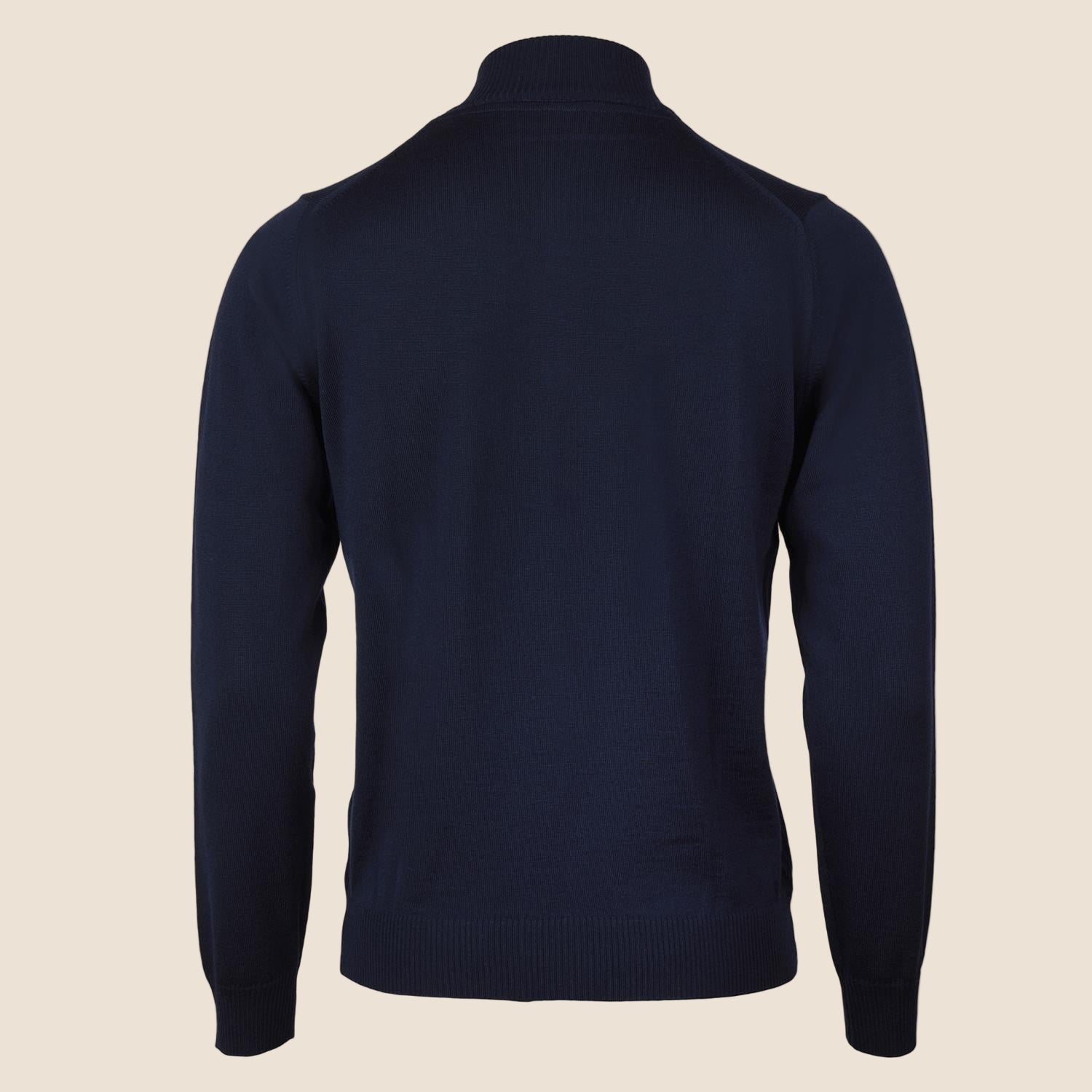 Merino Half Zip - Navy
