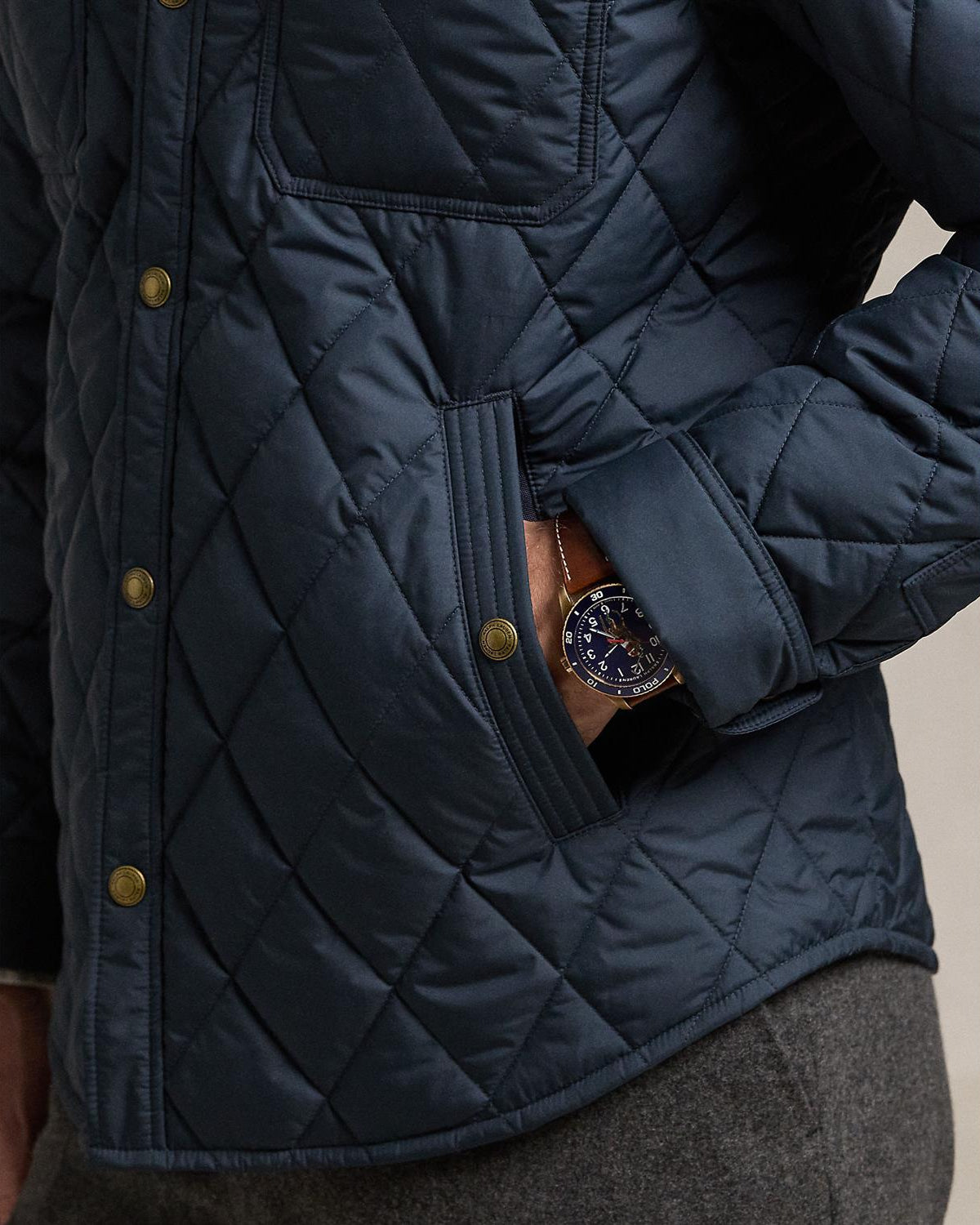 Quilt Jakke - Navy