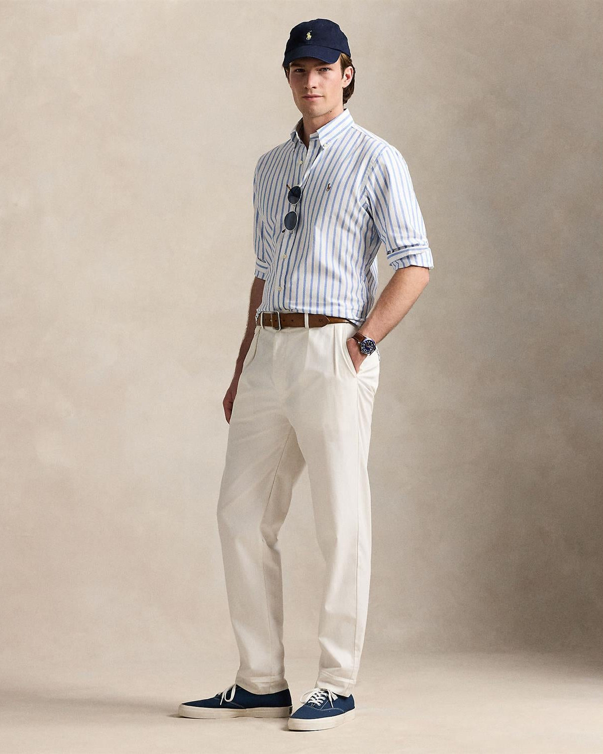 Oxford Shirt - Blå/Hvit