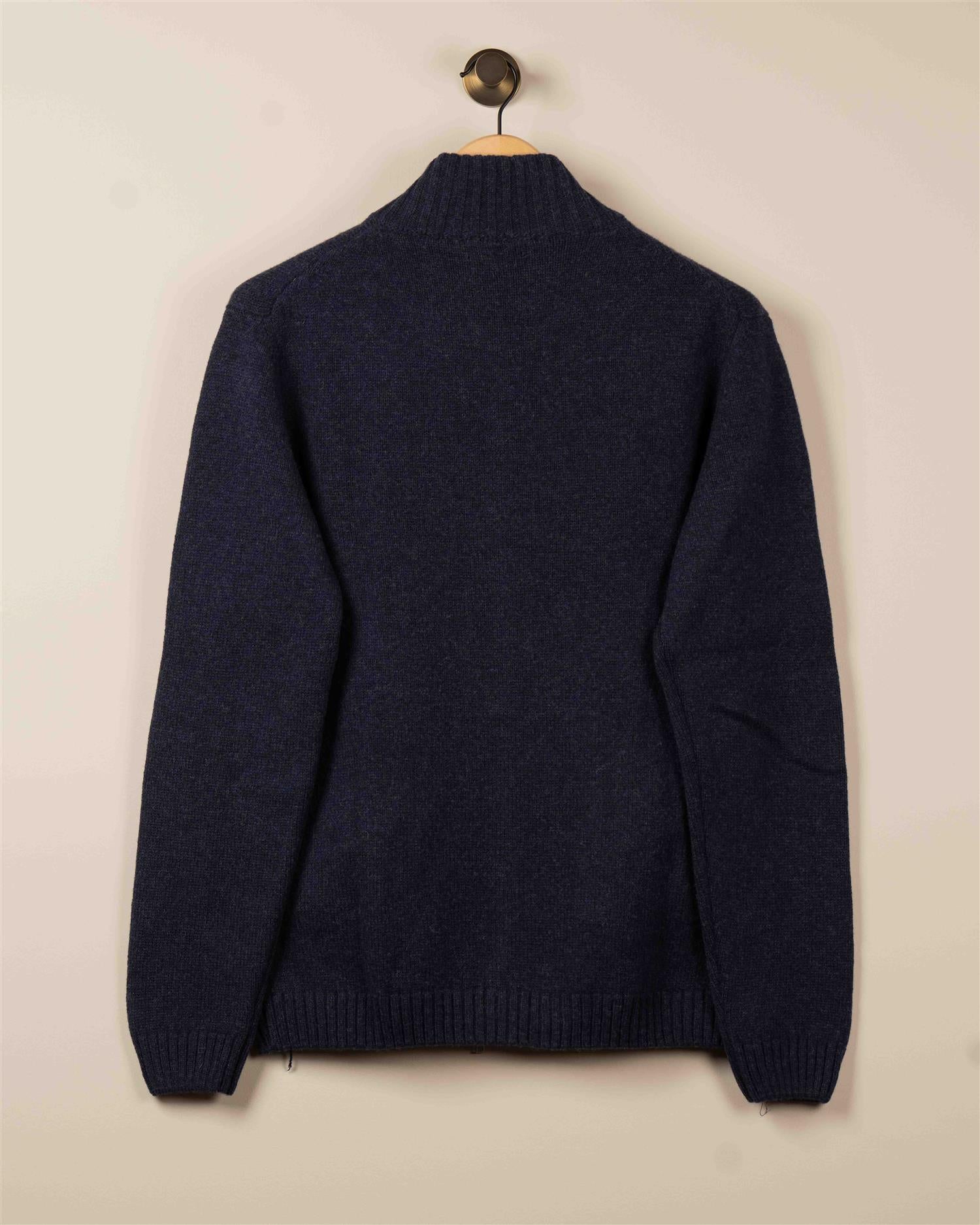 Full Zip Cardigan - Navy