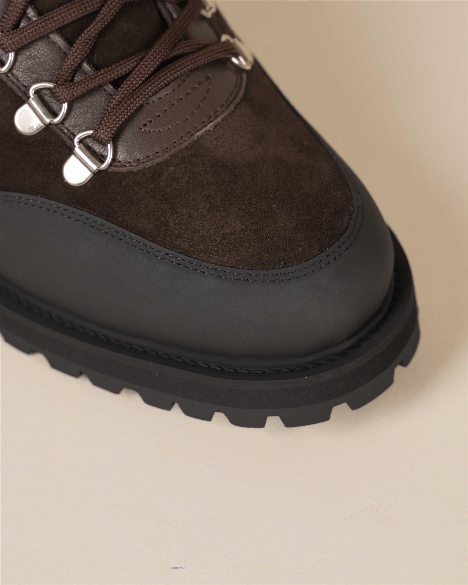 Terrein Boot W/Rubber Panel and Sherling - Brun