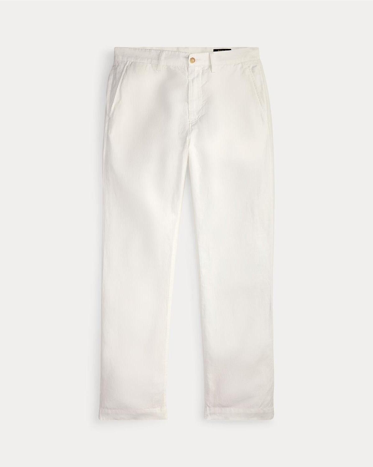 Lin Bomull Bukse - Hvit