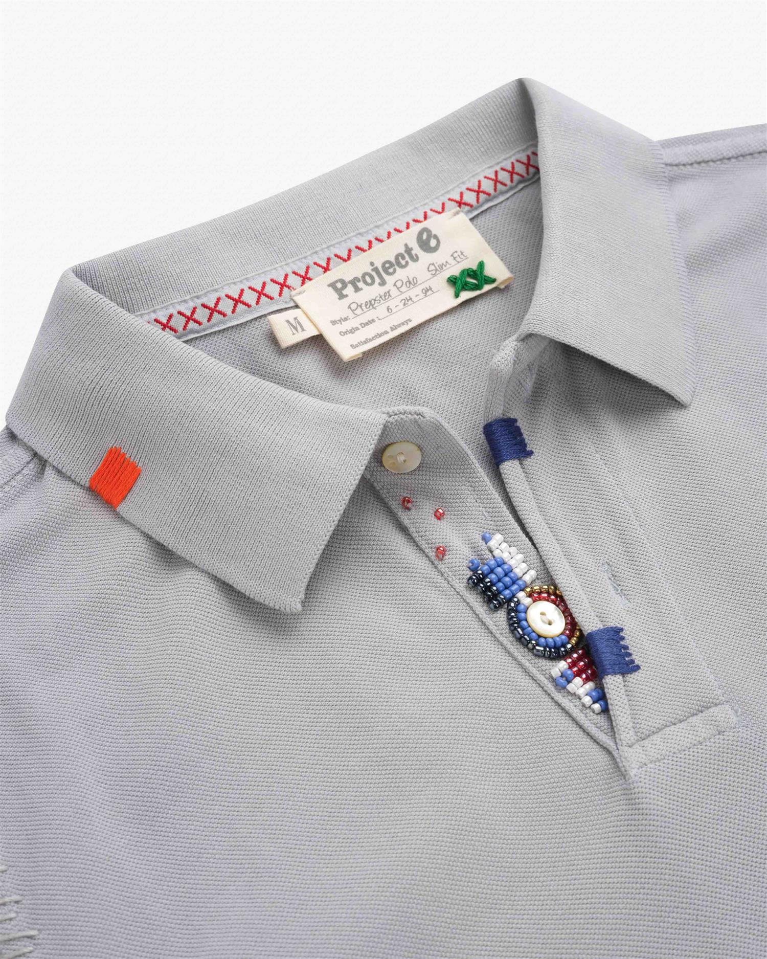 Prepster Polo Pearls - Grå