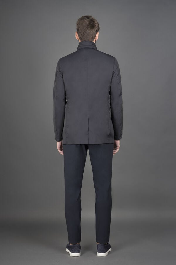 Lang Ytterjakke - Blå