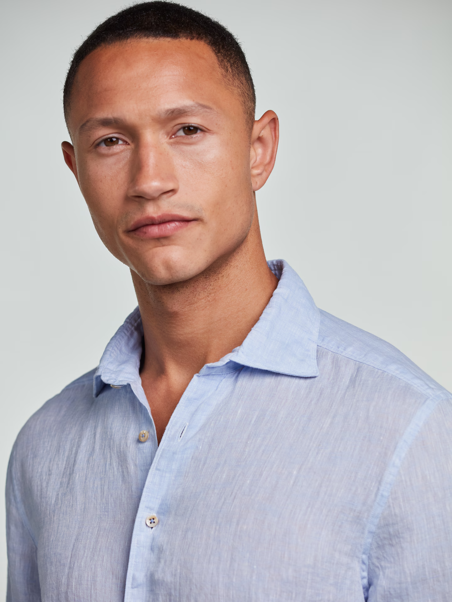 Slimline Lin - Lys blå