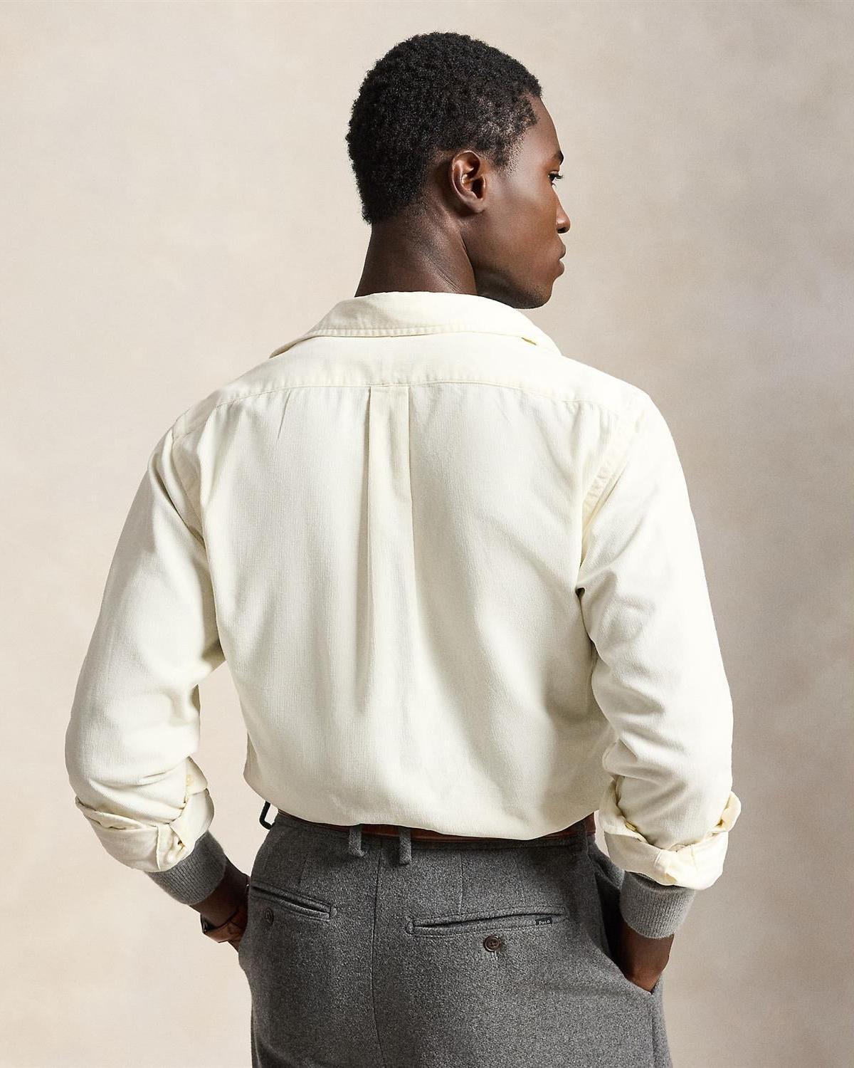 Cordroy custom fit - Krem