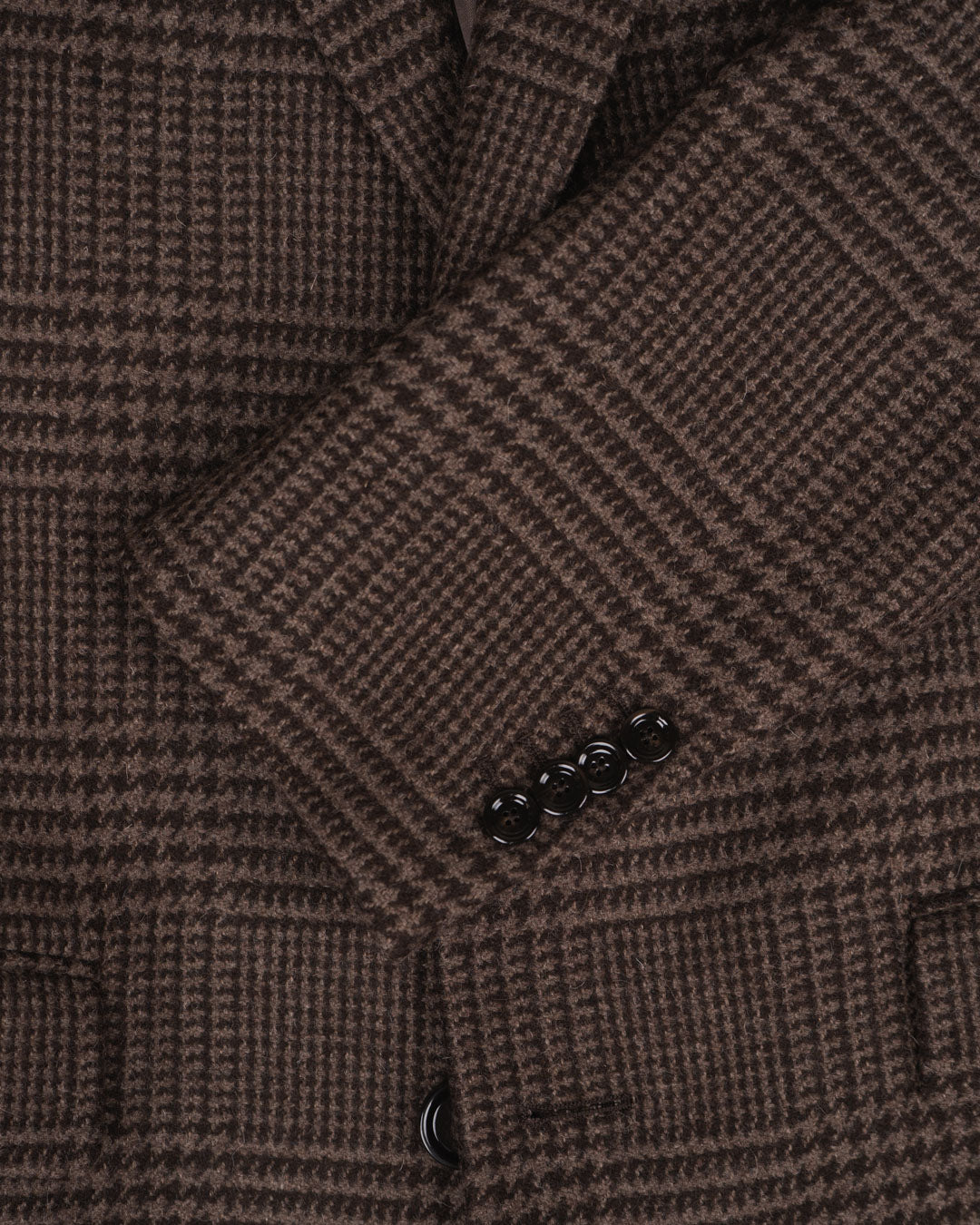 Coat prince of wales - Brun