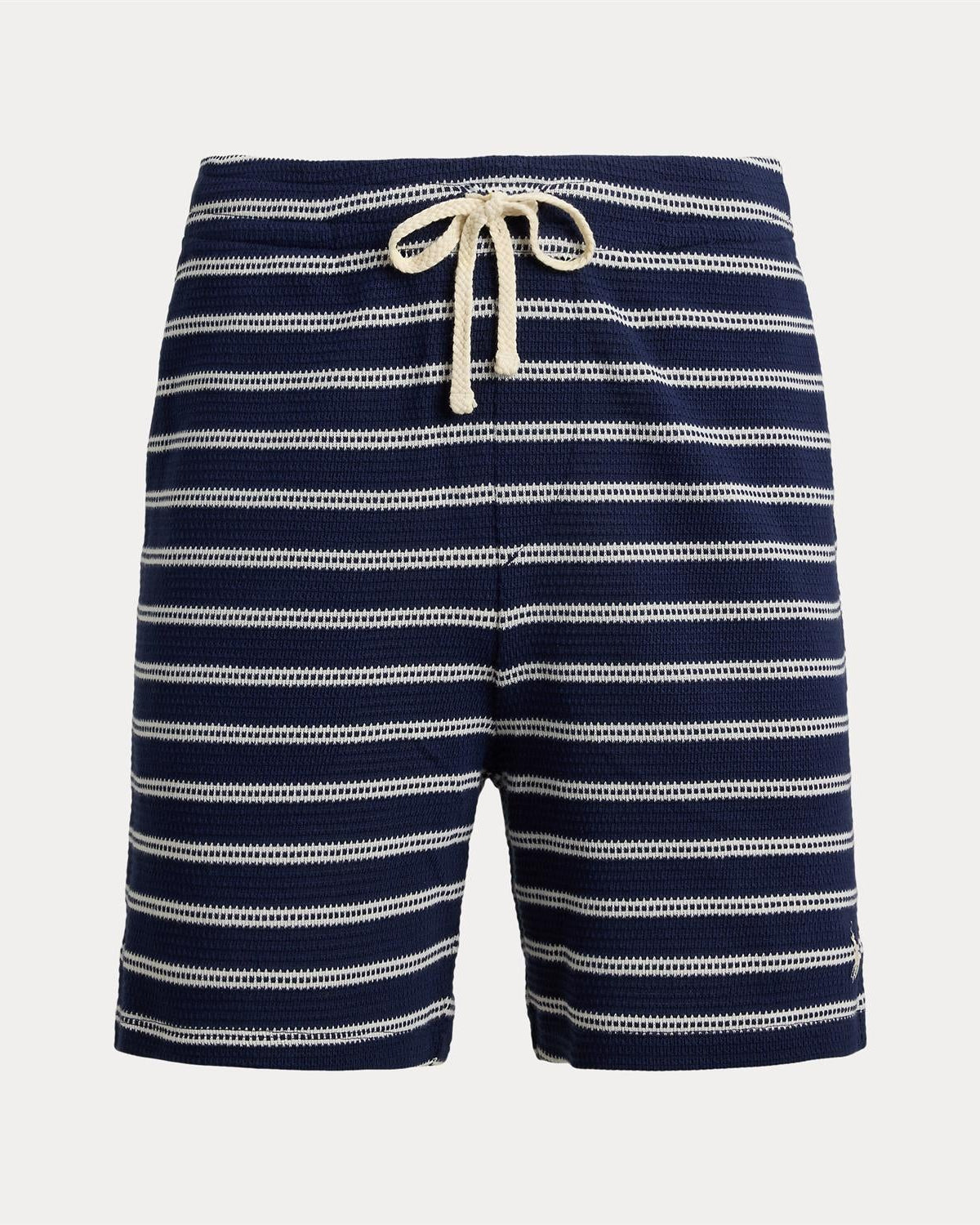 Stripet Shorts - Navy/Hvit