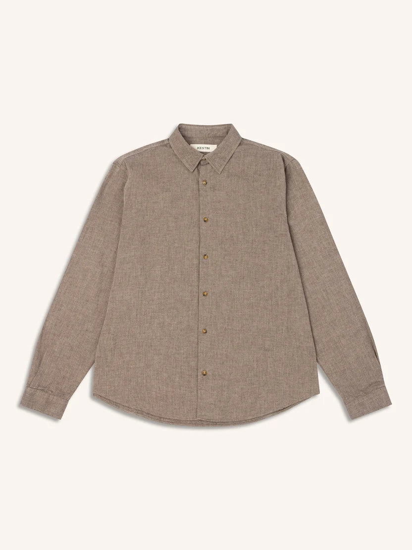 Dirleton I Brun Herringbone Bomull