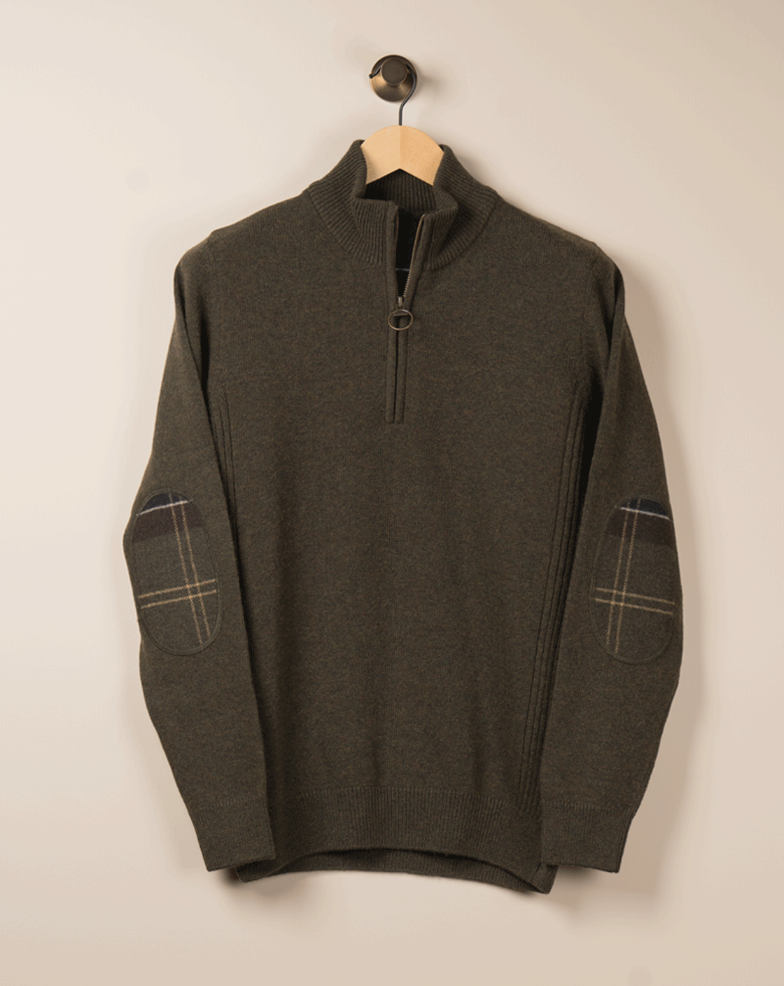 Half Zip - Oliven