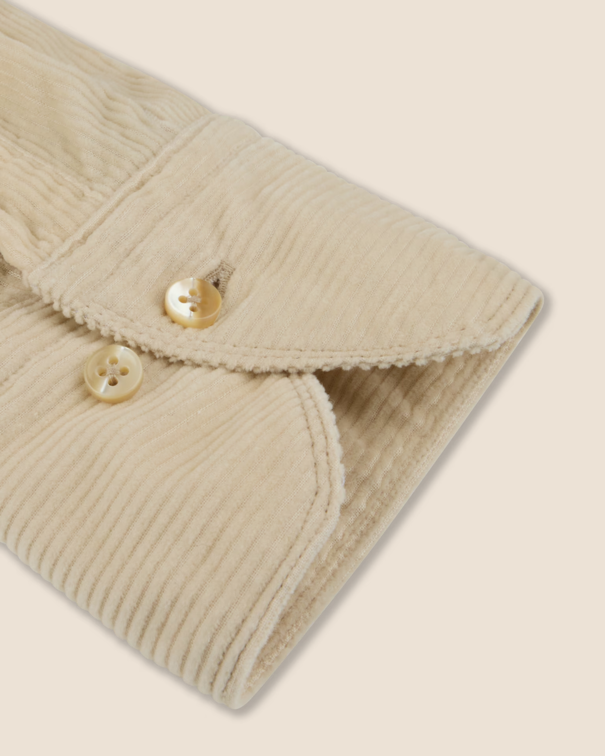 Cord skjorte Regular - Beige