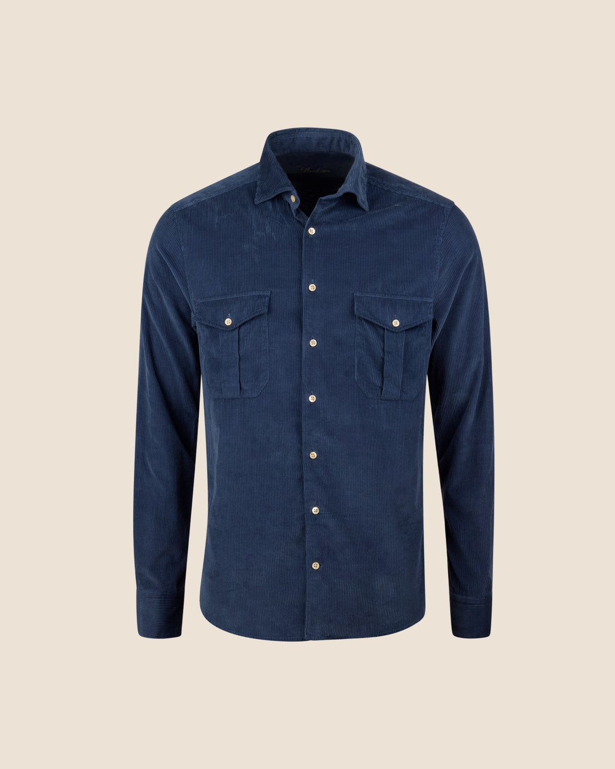 Cord skjorte Regular - Navy