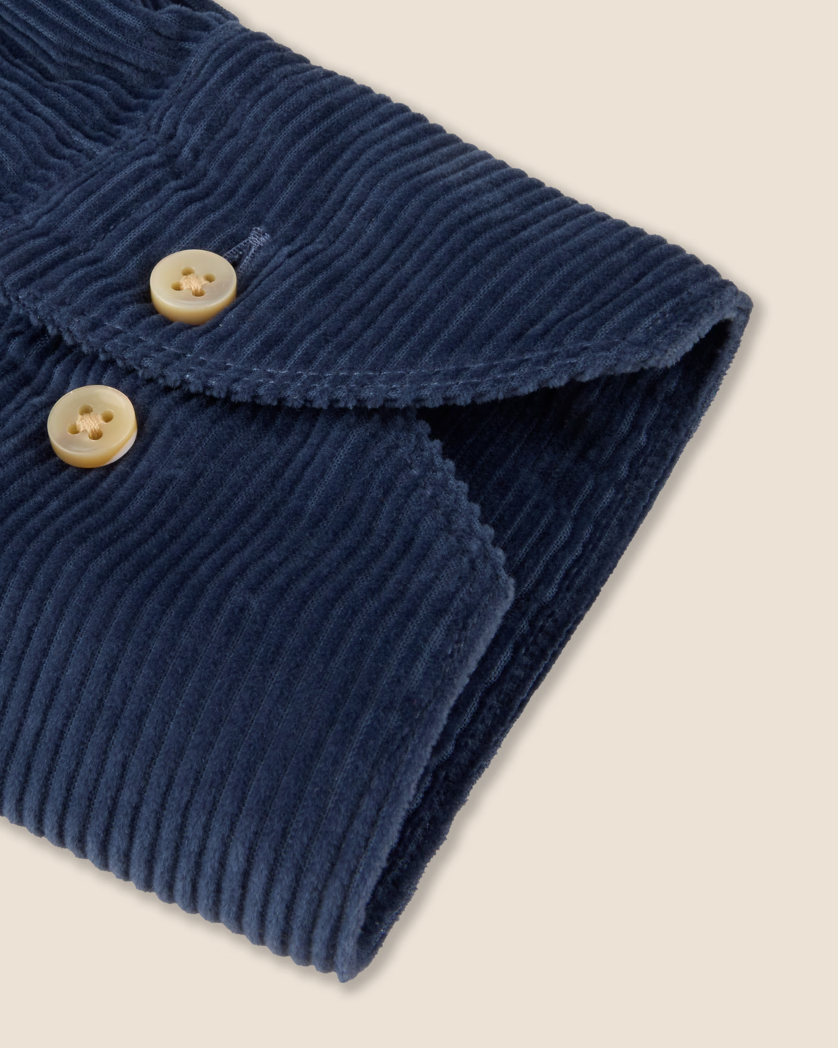 Cord skjorte Regular - Navy