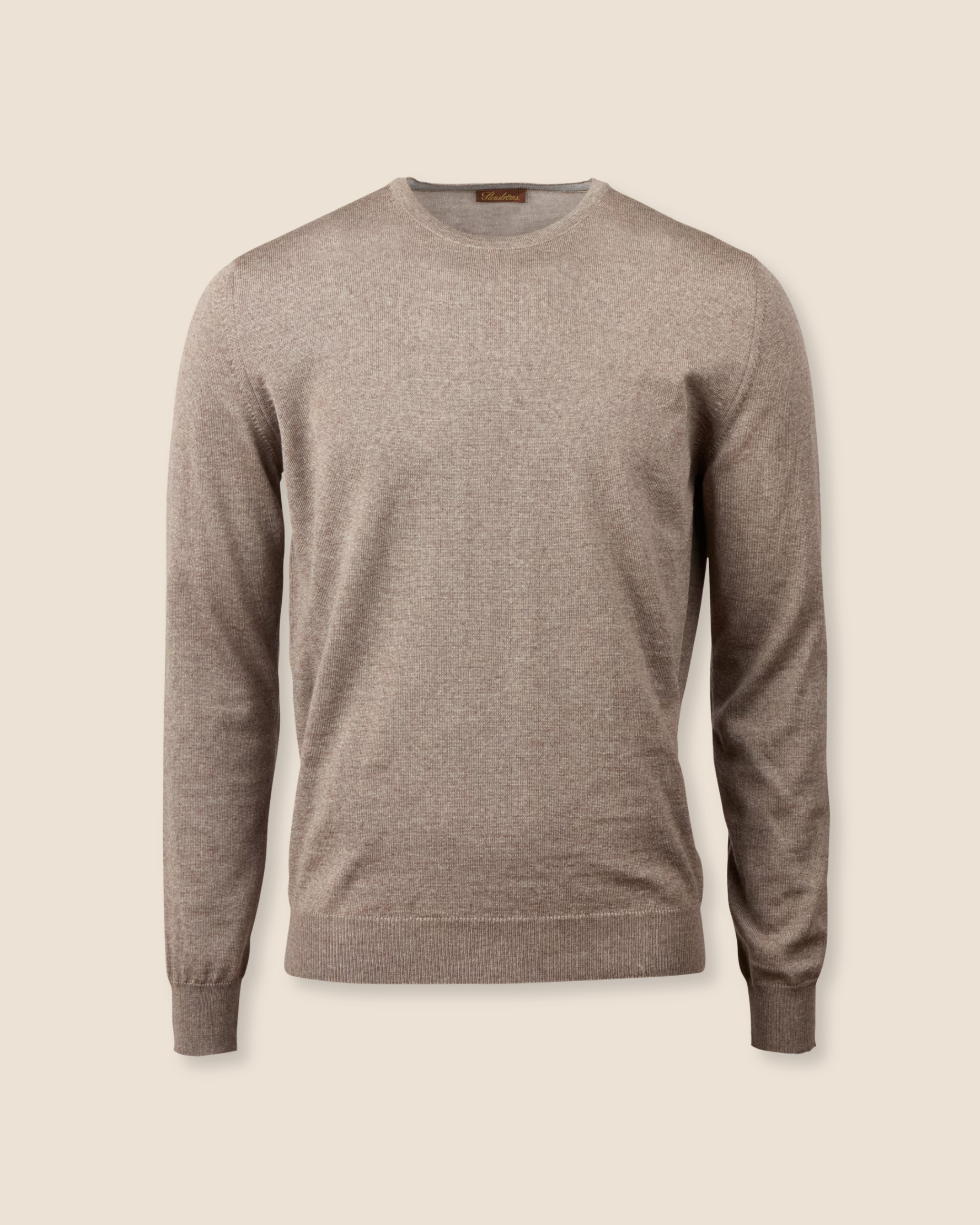 Merino Crew neck - Brun