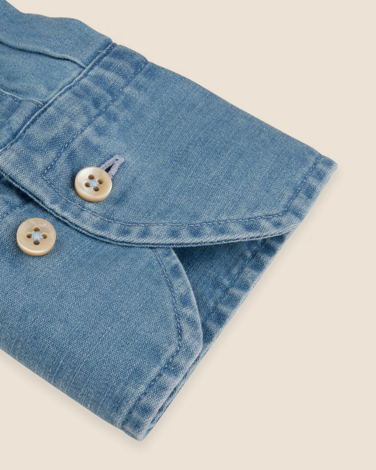 Denim Skjorte Regular - Blå