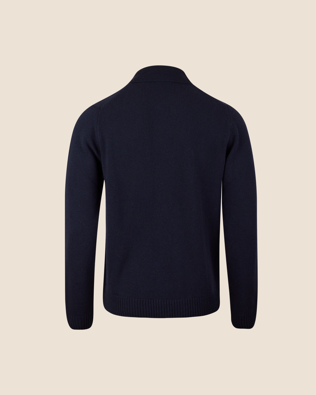 Cardigan merinoull polokrage - Navy