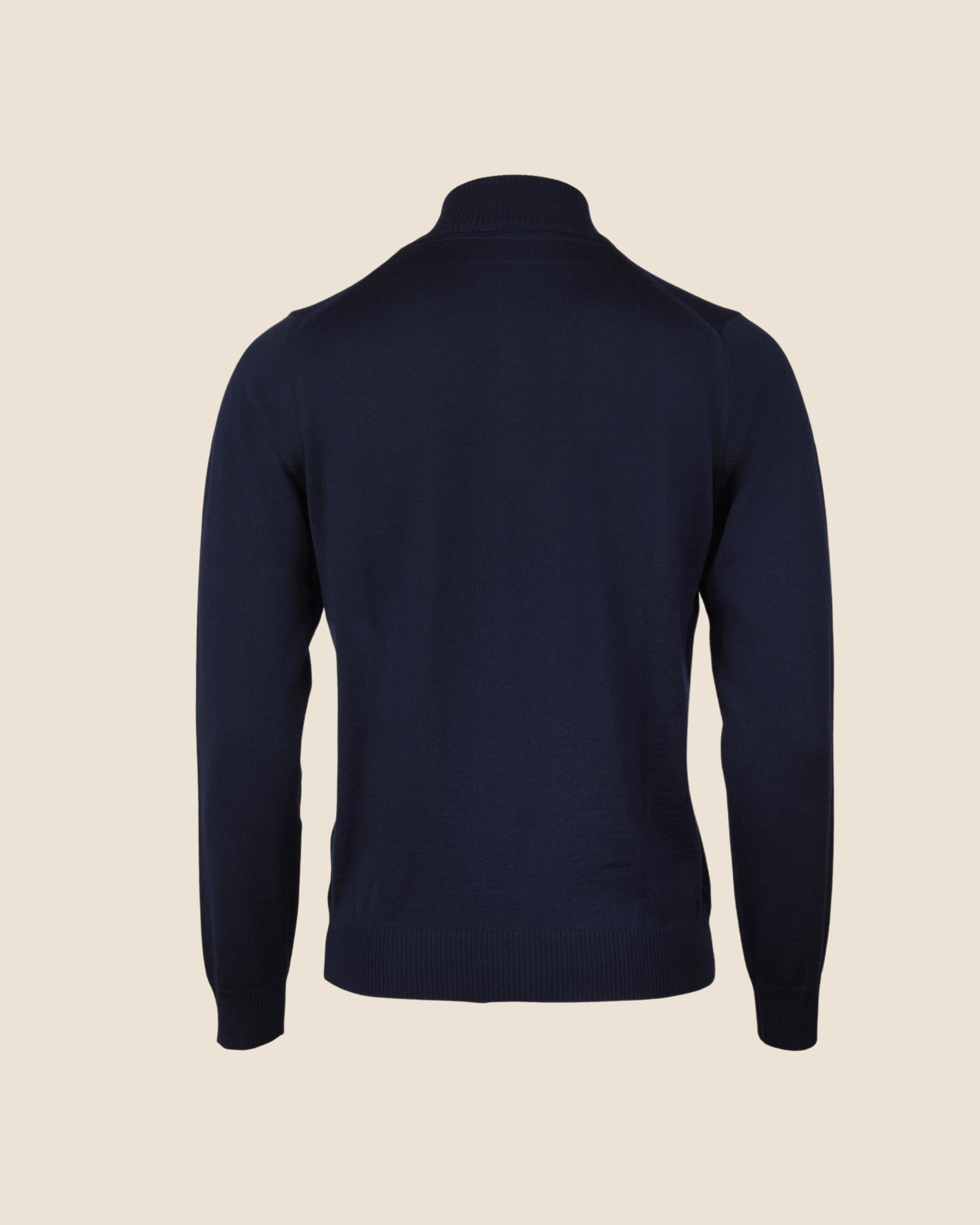 Merino Half Zip - Navy