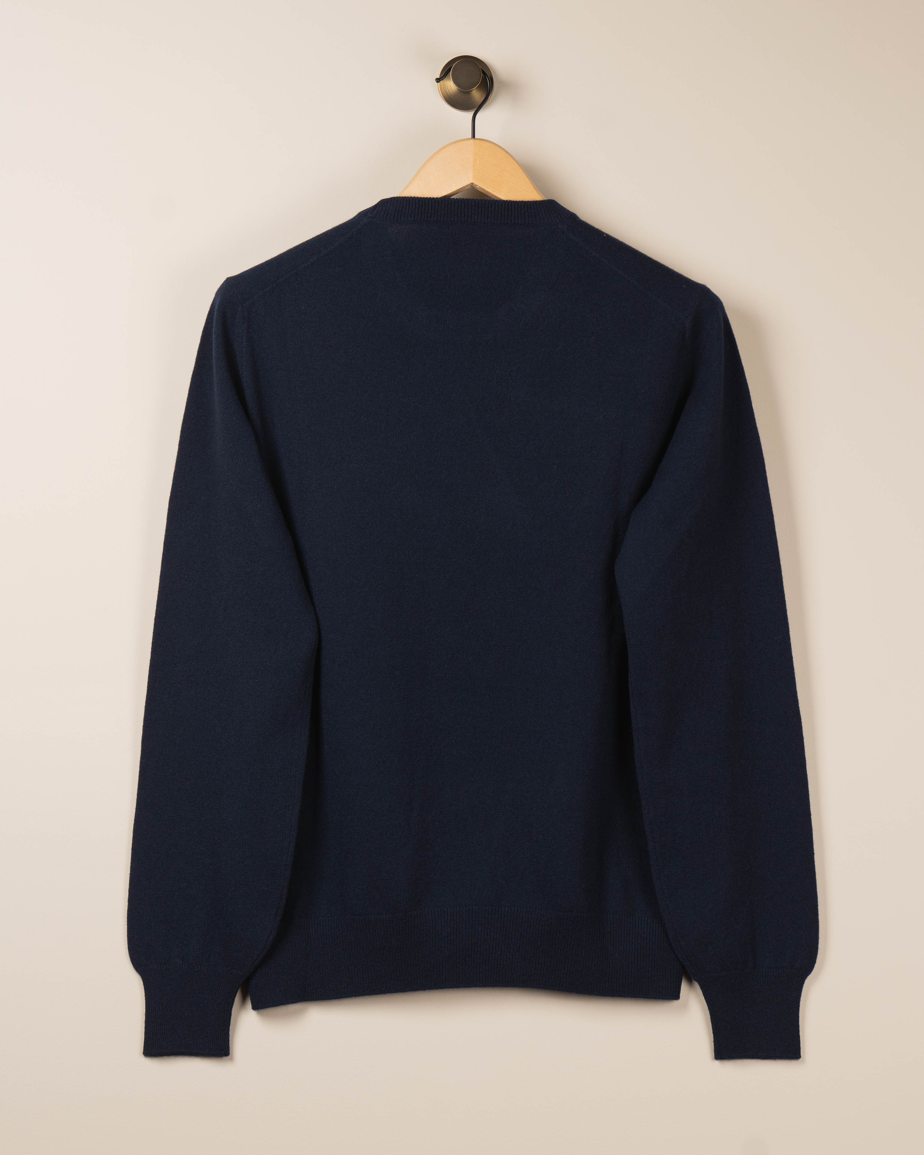 Kashmir Rundhals Genser - Navy