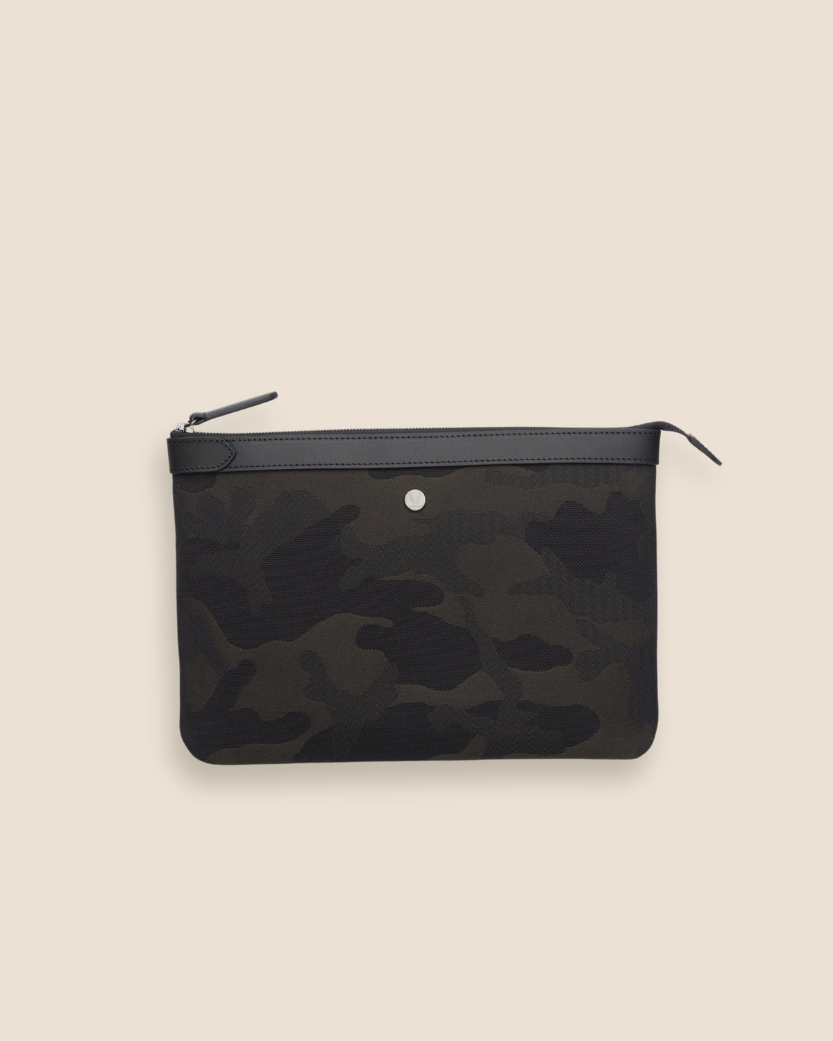 Pouch large med kamuflasjemønster - Sort