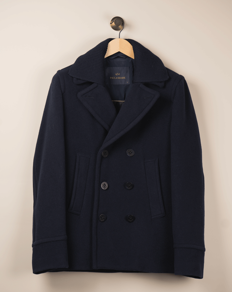 Peak Coat - Navy