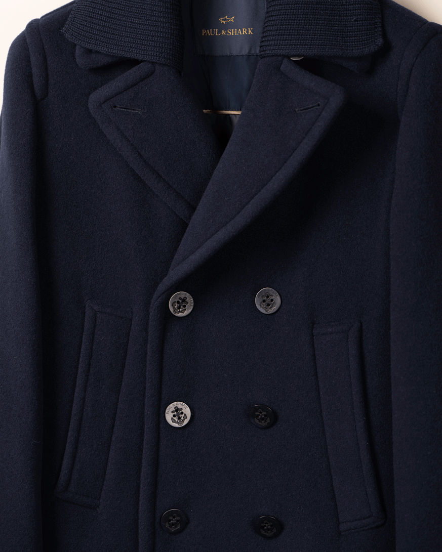 Peak Coat - Navy